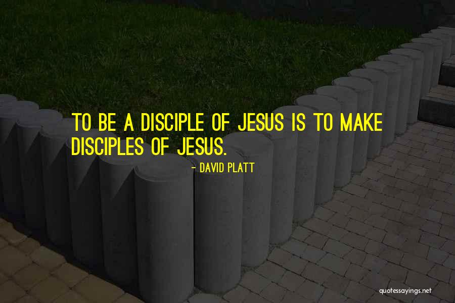 Make Disciples Quotes By David Platt