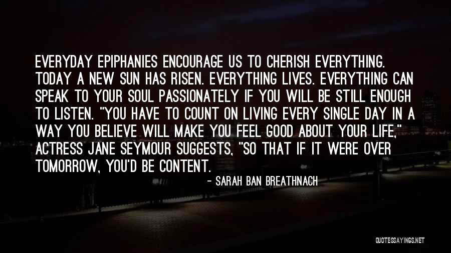 Make Everyday Count Quotes By Sarah Ban Breathnach Make Everyday Count Quotes By Sarah Ban Breathnach