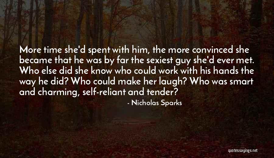 Make Her Laugh Quotes By Nicholas Sparks