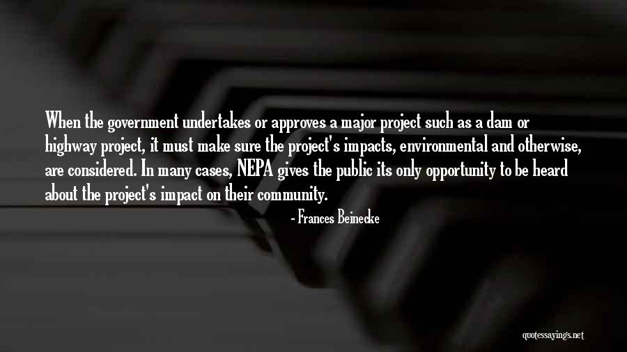 Make Impact Quotes By Frances Beinecke Make Impact Quotes By Frances Beinecke
