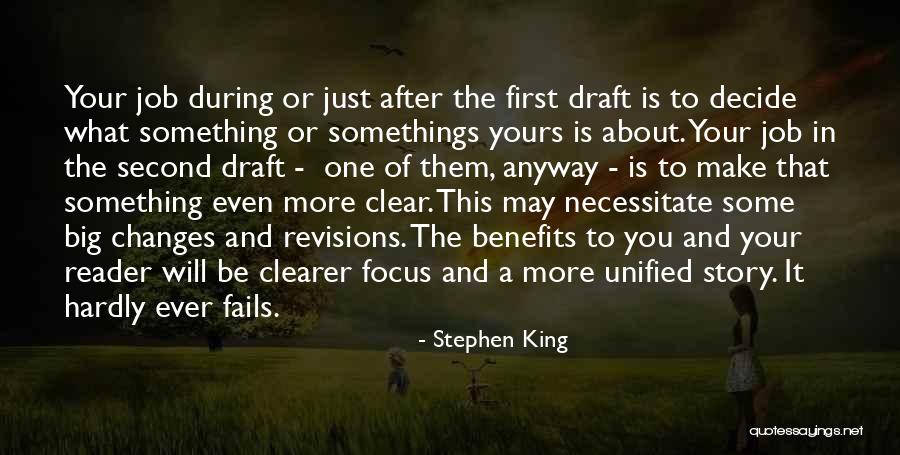 Make It Clear Quotes By Stephen King