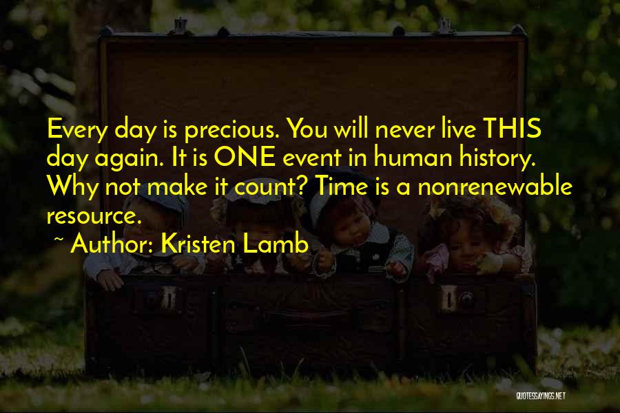 Make It Count Quotes By Kristen Lamb