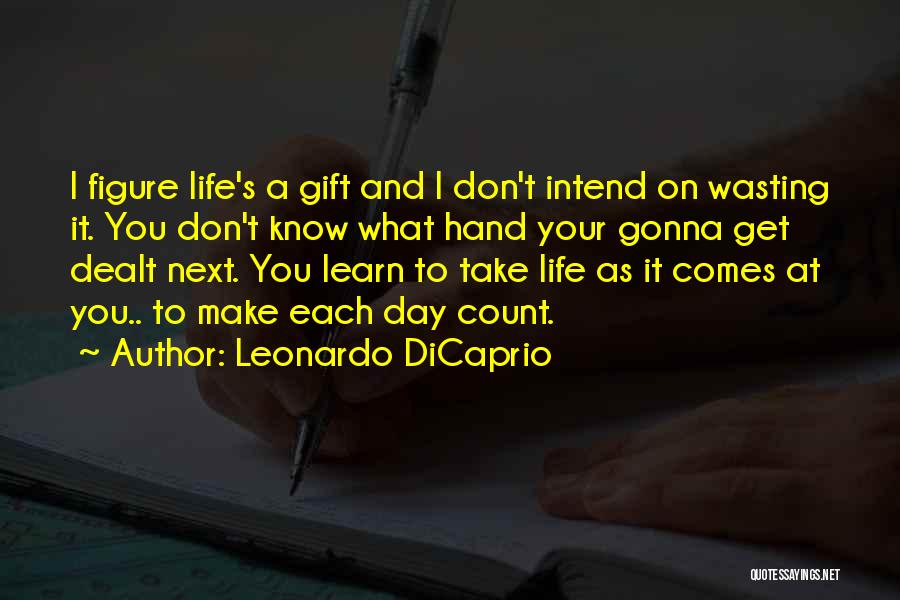 Make It Count Quotes By Leonardo DiCaprio