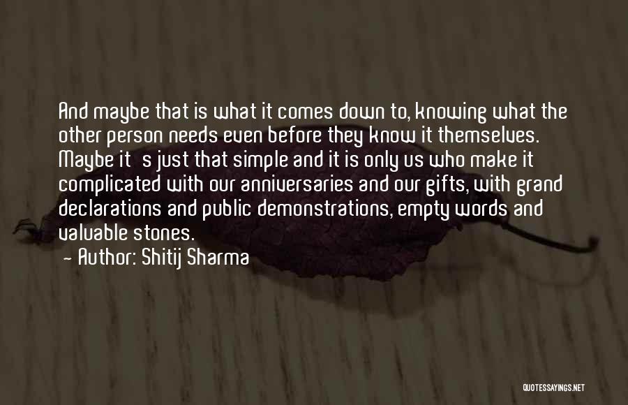 Make Life Simple Quotes By Shitij Sharma