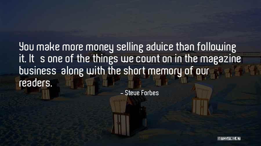 Make Money Selling Quotes By Steve Forbes