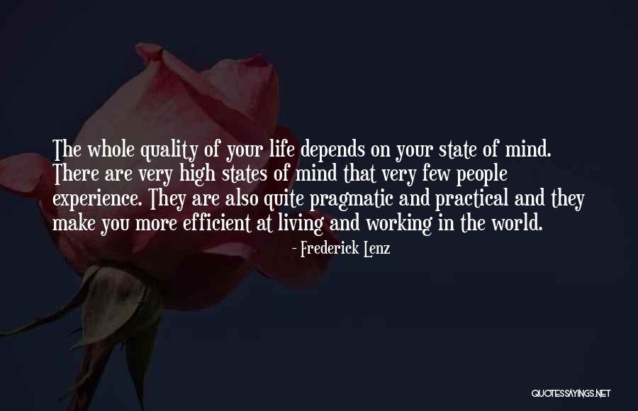 Make More Efficient Quotes By Frederick Lenz Make More Efficient Quotes By Frederick Lenz