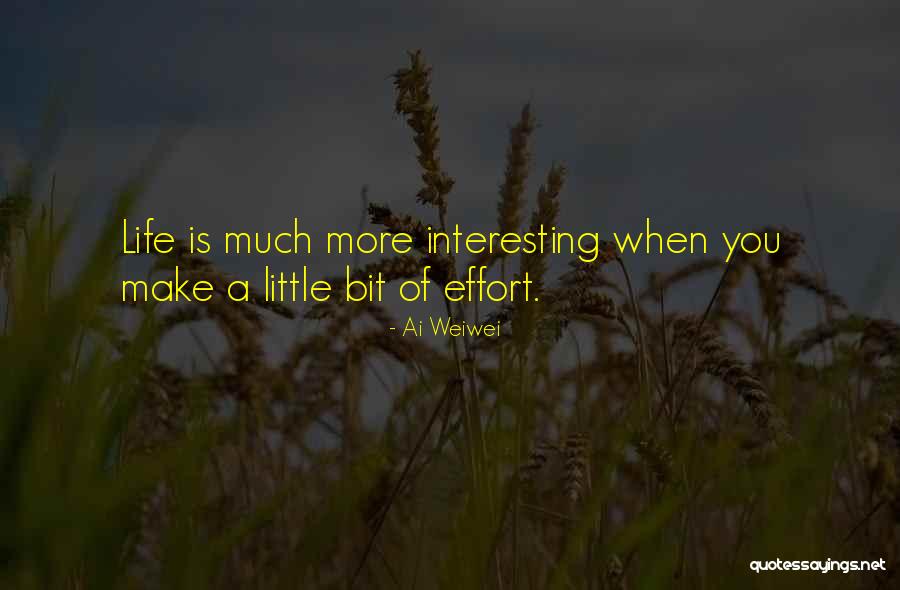 Make More Effort Quotes By Ai Weiwei Make More Effort Quotes By Ai Weiwei