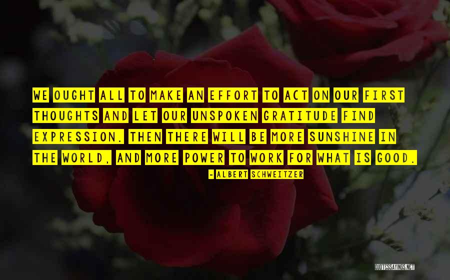 Make More Effort Quotes By Albert Schweitzer Make More Effort Quotes By Albert Schweitzer