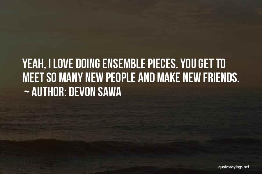 Make New Friends Quotes By Devon Sawa