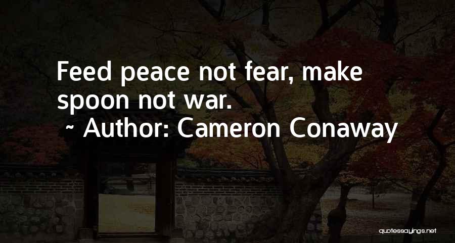 Make Peace Not War Quotes By Cameron Conaway