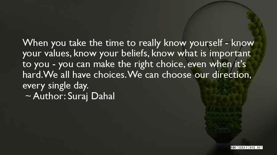 Make The Choice Quotes By Suraj Dahal