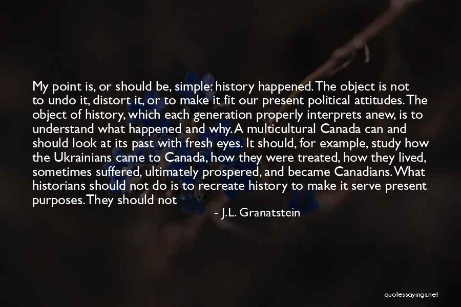 Make The Most Out Of Today Quotes By J.L. Granatstein Make The Most Out Of Today Quotes By J.L. Granatstein