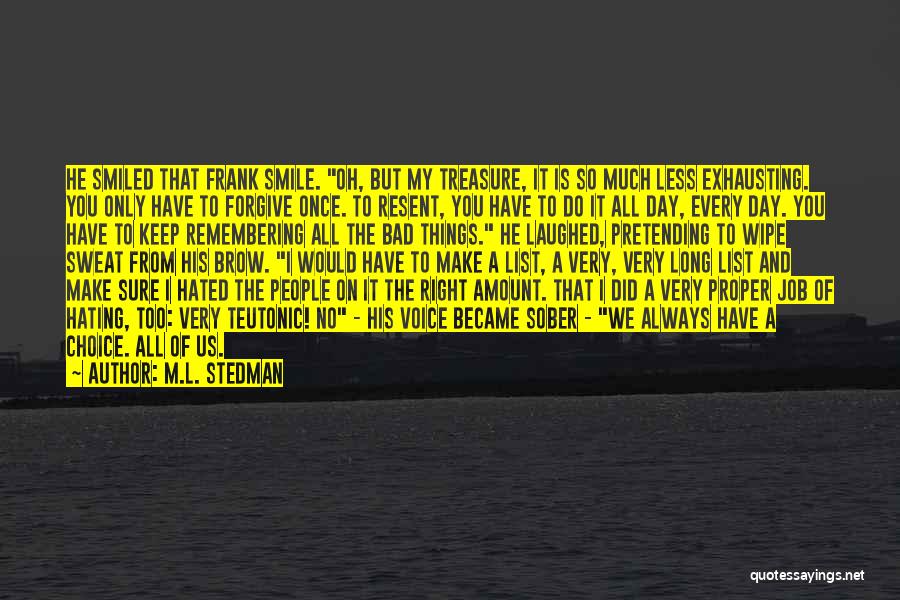Make The Right Choice Quotes By M.L. Stedman
