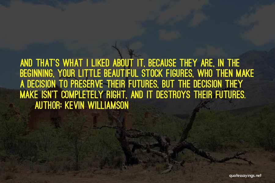 Make The Right Decision Quotes By Kevin Williamson