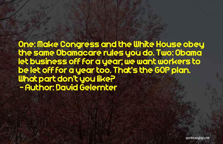 Make The Rules Quotes By David Gelernter