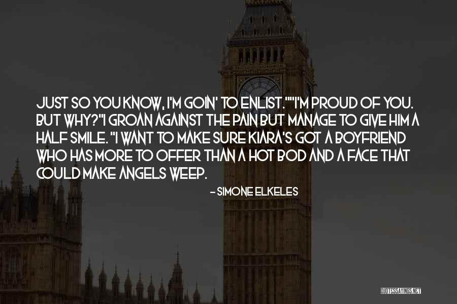 Make U Smile Quotes By Simone Elkeles