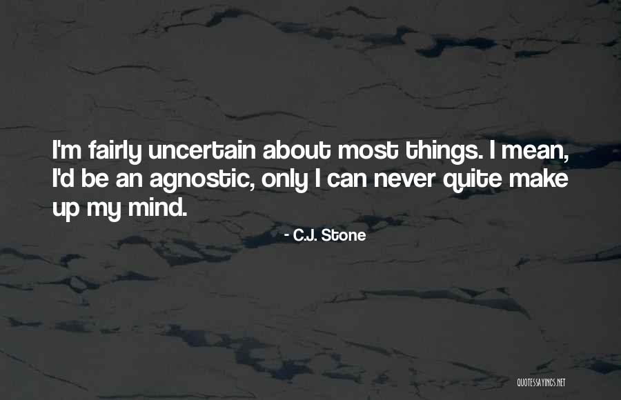 Make Up Your Mind About Us Quotes By C.J. Stone Make Up Your Mind About Us Quotes By C.J. Stone
