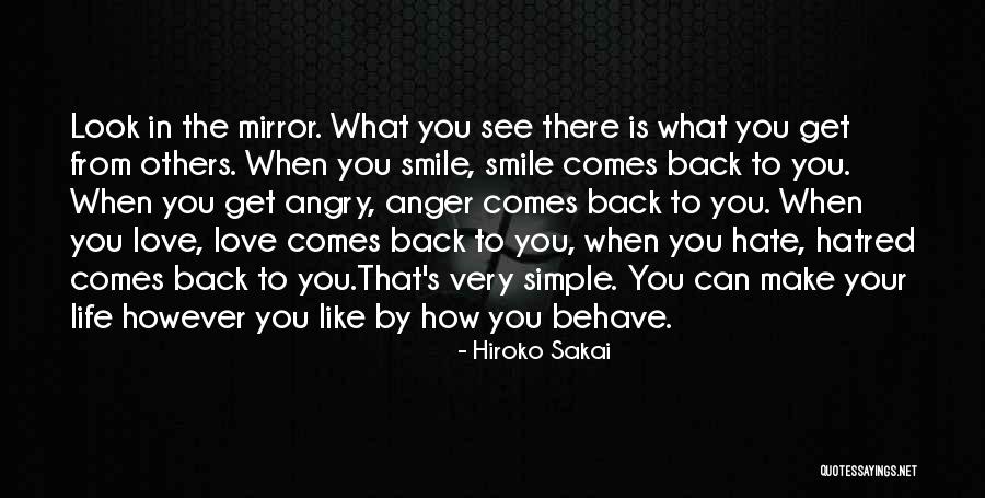 Make You Smile Quotes By Hiroko Sakai