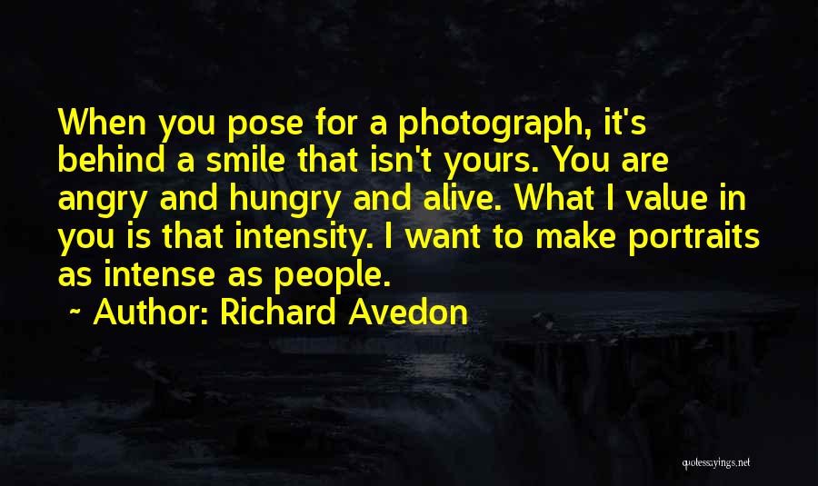 Make You Smile Quotes By Richard Avedon
