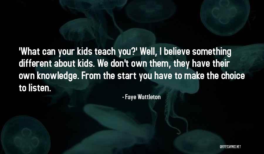 Make Your Own Choice Quotes By Faye Wattleton