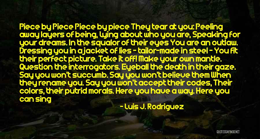 Make Your Own Dreams Quotes By Luis J. Rodriguez