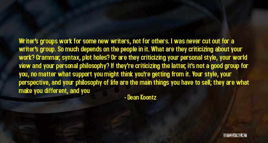 Make Your Own Style Quotes By Dean Koontz Make Your Own Style Quotes By Dean Koontz
