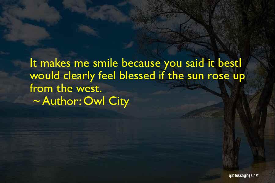 Makes You Smile Quotes By Owl City