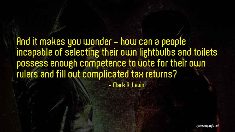 Makes You Wonder Quotes By Mark R. Levin Makes You Wonder Quotes By Mark R. Levin