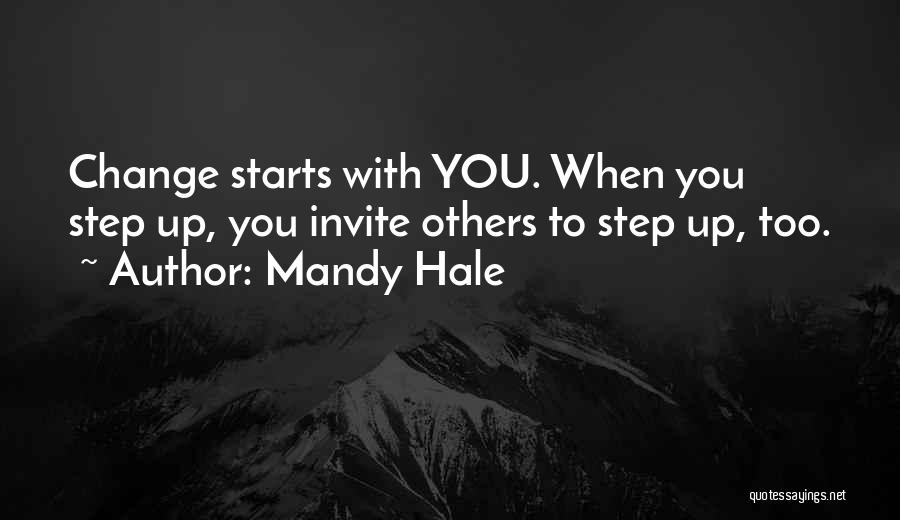 Making A Change In The World Quotes By Mandy Hale