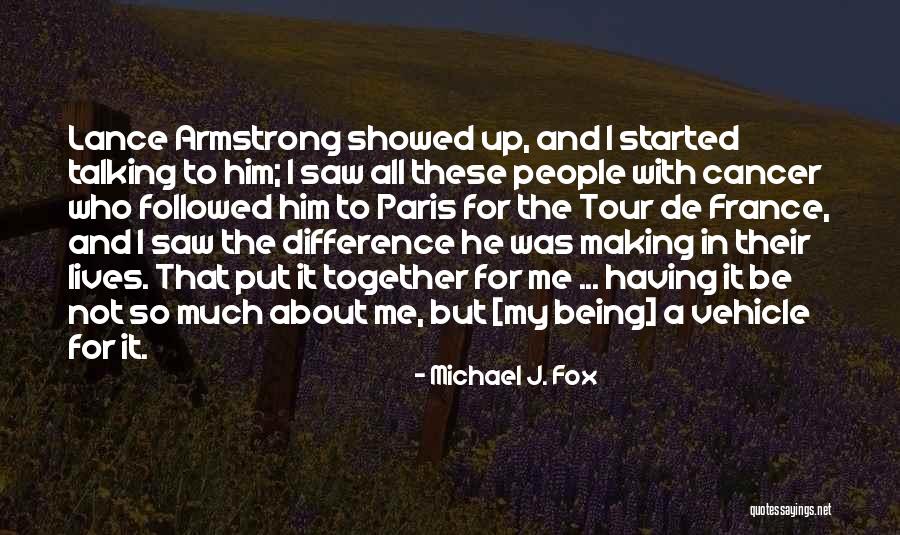 Making A Difference In People Quotes By Michael J. Fox Making A Difference In People Quotes By Michael J. Fox