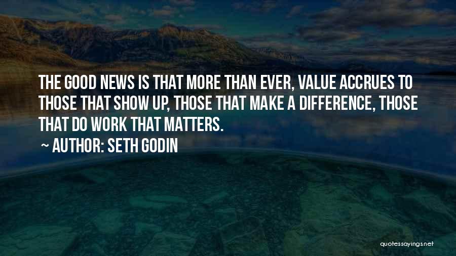 Making A Difference Quotes By Seth Godin