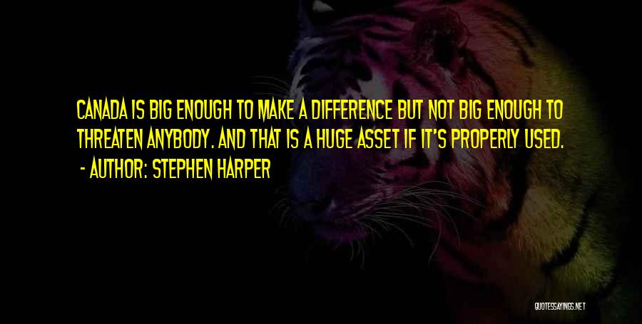 Making A Difference Quotes By Stephen Harper