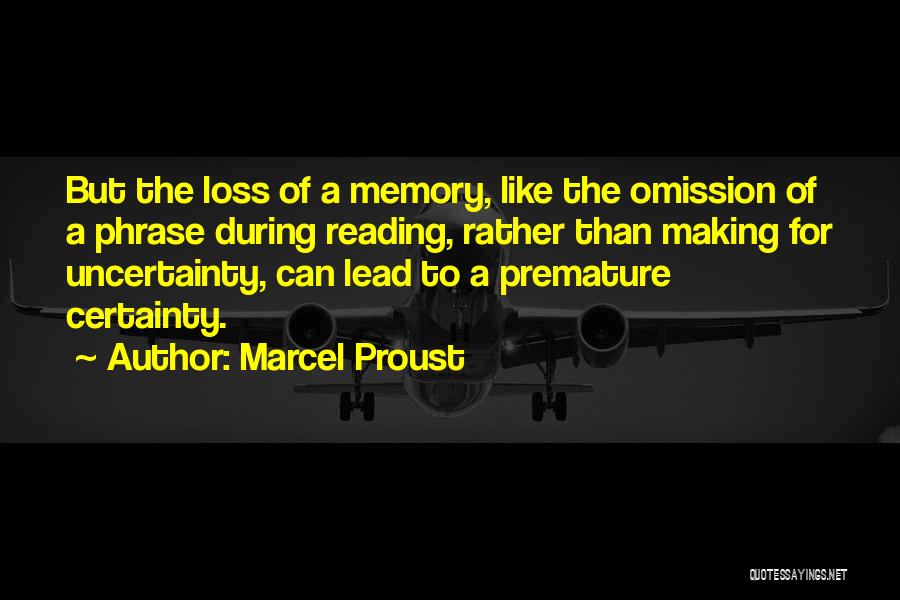 Making A Memory Quotes By Marcel Proust
