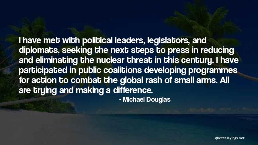 Making A Small Difference Quotes By Michael Douglas Making A Small Difference Quotes By Michael Douglas