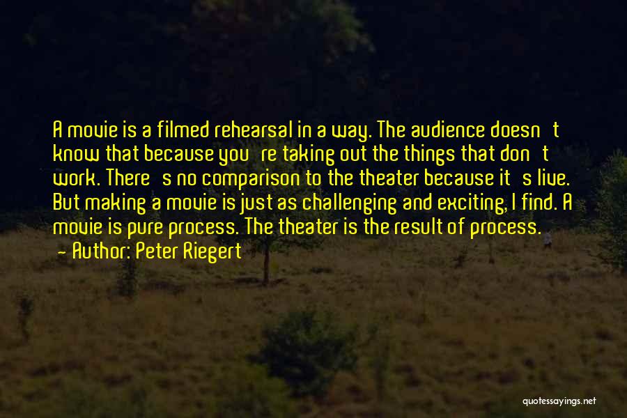 Making A Way Out Of No Way Quotes By Peter Riegert