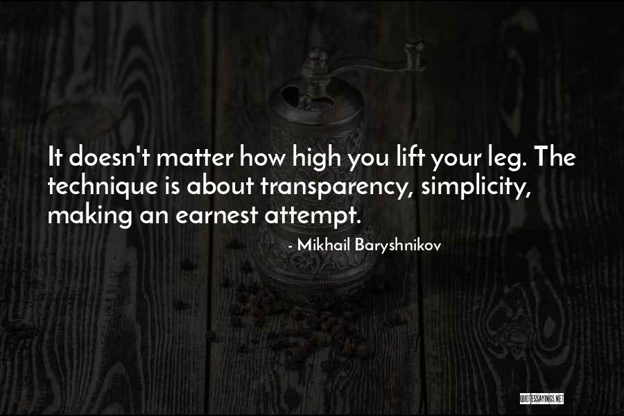 Making An Attempt Quotes By Mikhail Baryshnikov Making An Attempt Quotes By Mikhail Baryshnikov