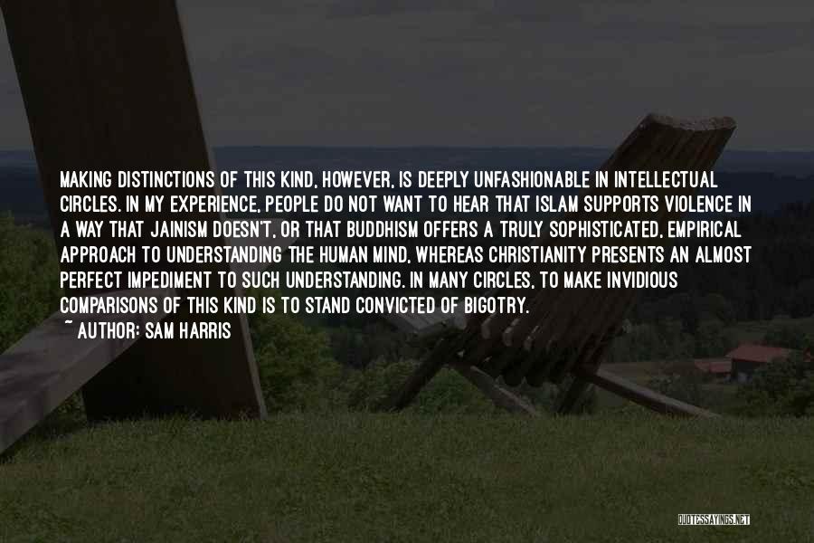 Making Comparisons Quotes By Sam Harris