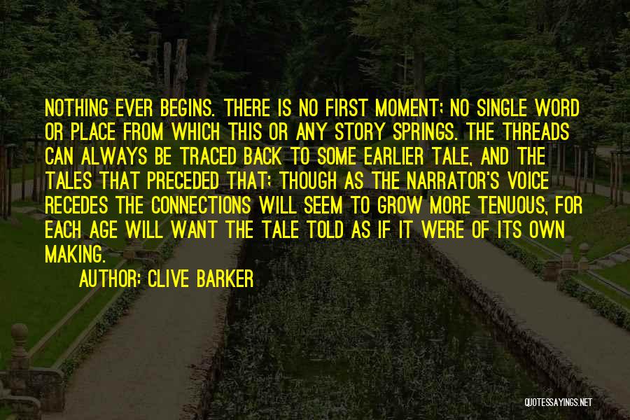 Making Connections Quotes By Clive Barker