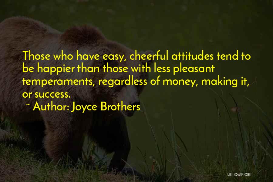 Making Easy Money Quotes By Joyce Brothers