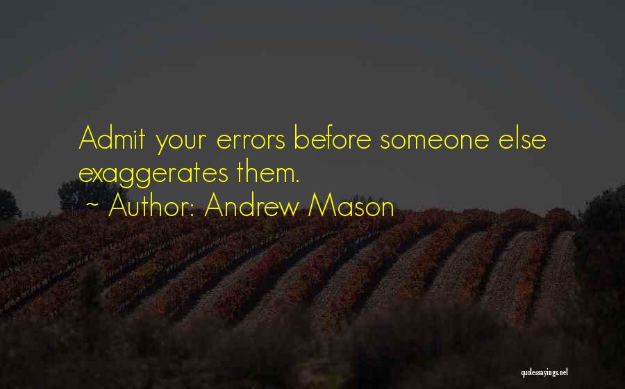 Making Errors Quotes By Andrew Mason