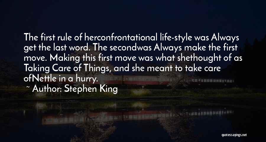 Making First Move Quotes By Stephen King