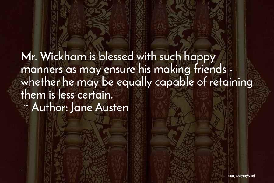 Making Friends Happy Quotes By Jane Austen