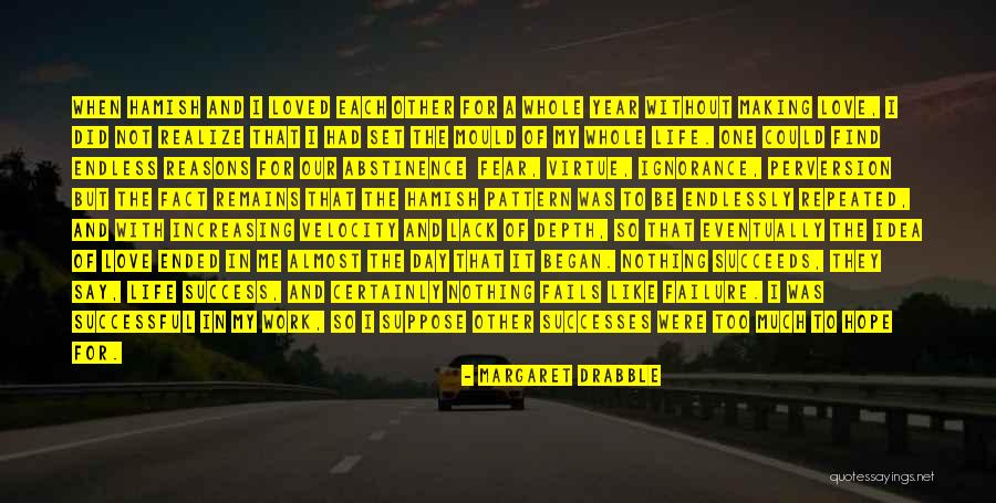 Making It In Life Quotes By Margaret Drabble