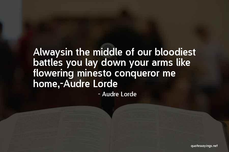 Making It Through A Struggle Quotes By Audre Lorde