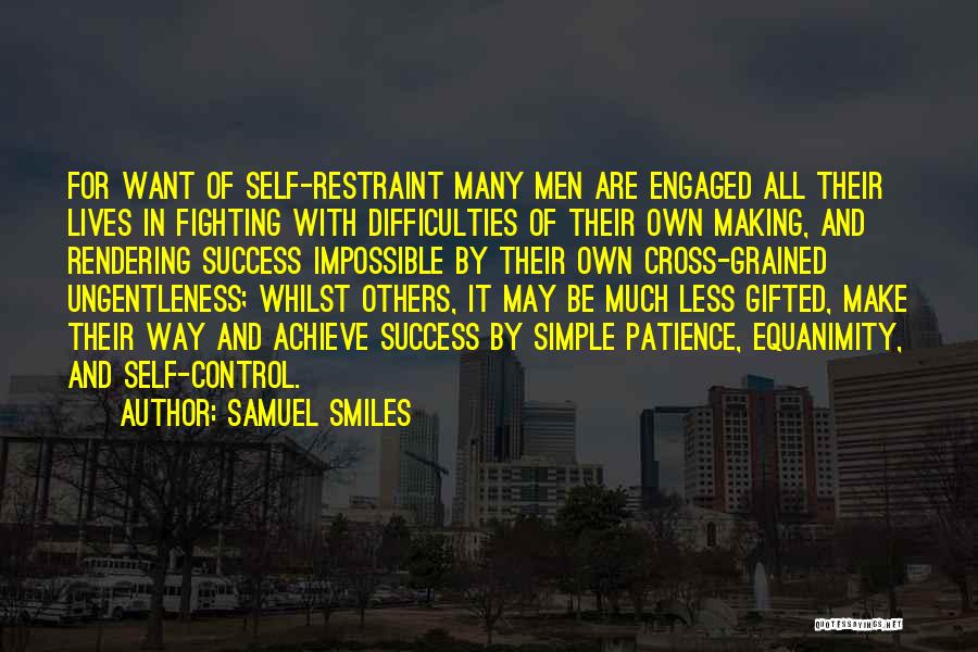 Making Life Simple Quotes By Samuel Smiles