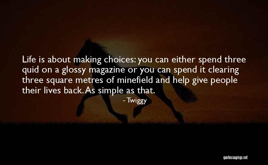 Making Life Simple Quotes By Twiggy Making Life Simple Quotes By Twiggy