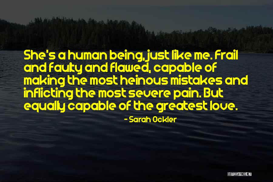 Making Love Mistakes Quotes By Sarah Ockler