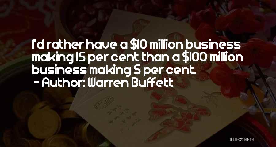 Making Millions Quotes By Warren Buffett