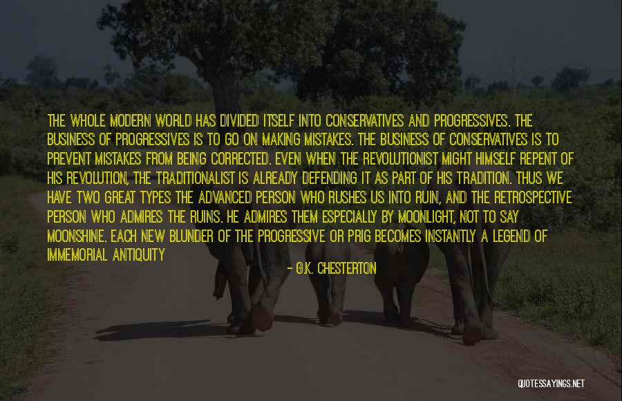 Making Mistakes In Business Quotes By G.K. Chesterton Making Mistakes In Business Quotes By G.K. Chesterton