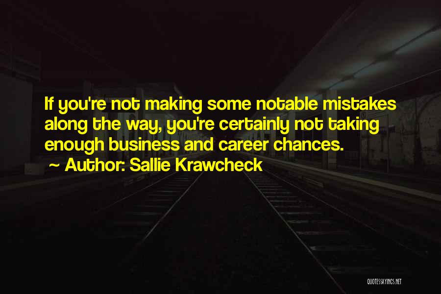 Making Mistakes In Business Quotes By Sallie Krawcheck